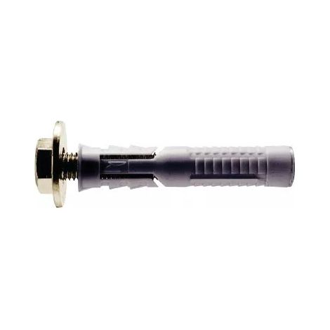 CHEVILLE BRIC NYLON M8 AV/RONDELLE ET VIS M8X80 D.12 LG CHEV.72MM