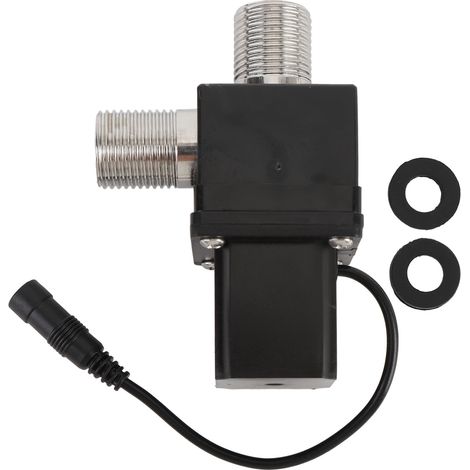 Vanne d'eau en plastique, filetage G1/2 pouce, accessoire de vanne solénoïde à impulsion électrique pour commande automatique. (1/5)