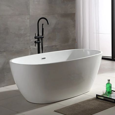 Vasca da bagno freestanding 170x80 per centro stanza modello Betta (1/5)