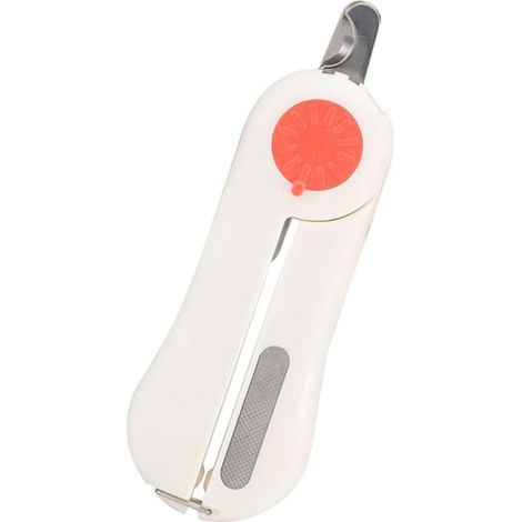 Piece Pet Nail Clippers with LED Light, Ergonomic Nail Clippers and Protective Design, Transparent, Replaceable, Red (1/5)