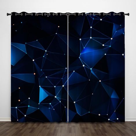 Rideaux Occultants Gaming pour Chambres Ado Garçon, Imprimés 3D Lavable en Machine, Idéal pour Les Enfants, Les Gamers, dans Leurs Chambres Et Salons (92x214cm (2 Panneaux),Couleur 2) - 92L X 214H cm (1/5)