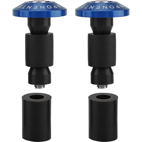 GARRYFIZH Embouts de guidon de moto de 22 mm (7/8 pouce) pour course, quad et tout-terrain (bleu)