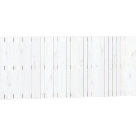 Tête de lit,Panneau décoratif murale Blanc 204x3x90 cm Bois massif de pin CFW7136065 (1/5)