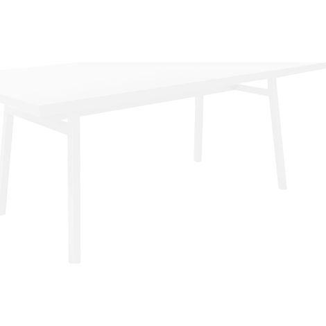 Mesa rectangular interior, exterior 180x90 blanco BARCINO Resol