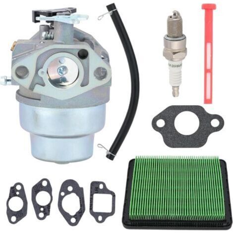 GCV160 Carburador para Honda GCV160 GCV160A GCV160LA HRB216 HRS216 HRR216 HRT216 HRZ216 16100-Z0L-023 Motor Tondeuse à Gazon con juntas de bujía de aluminio Kits de filtro de carburante