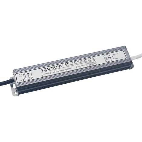 Alimentation étanche 12V/50 Watt pour ruban LED (1/2)