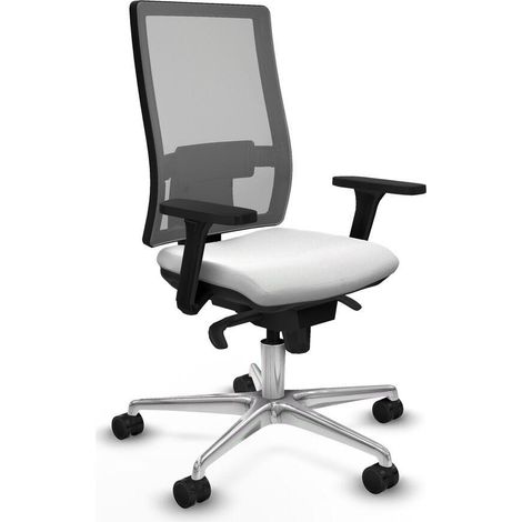 Piqueras-y-crespo Chaise Ergonomique Blanc Confort Bureau (1/3)