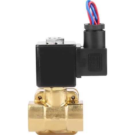 Zweiwege-Magnetventil mit Membran, normalerweise geschlossen, 110 V AC, 1,6 MPa Druck, G1/4''-Anschluss für industrielle Anwendungen (1/5)