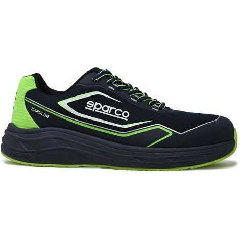 Zapato seguridad SPARCO ESD S1PS Impulse Willen negto - verde Talla 39