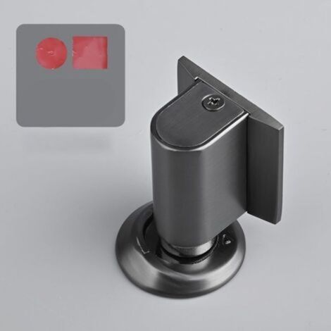 Door Stopper, Anti-Puncture Door Stopper, Windproof Suction Soft Close Door Stopper, Door Holder for Home Office Bedroom (Gray) (1/5)
