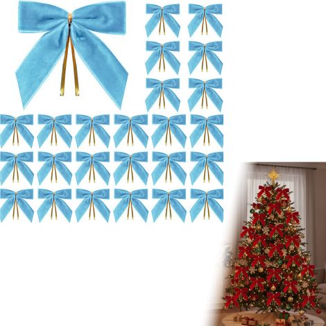 Papillon morbido e vellutato per decorazione - Azzurro cielo