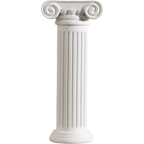 Pot de fleurs avec support pour colonne romaine organisateur