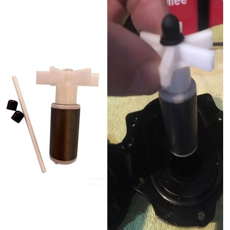 For Intex SSP-H-20-M, SB-20M SJB-HS-20-1C for Water Pump 401M 637R Pure Spa Impeller Suitable Model Type Includes Ceramic Shaft with Sockets Replacement Rotor Mounting Kit (1/5)