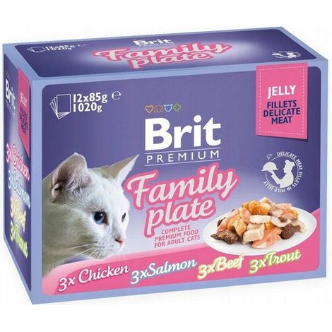 Brit Premium Cat Filets de gelée 85 g - Mix 12 x 85 g (1/2)