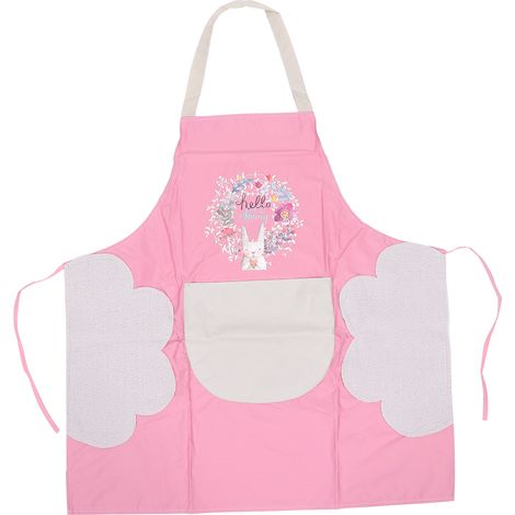 Tablier de cuisine rose imperméable pour la fabrication d'ongles et la pâtisserie, motif chiot, lavable en machine, tablier d'artisanat. (1/5)