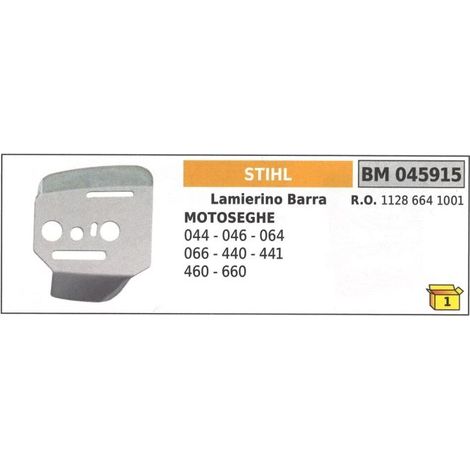 STIHL Kettenseitenschiene für Kettensägen 044 046 064 066 440 441 045915