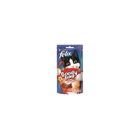 Felix Goody Bag Mixed Grill Flavoured with Beef  Chicken and - 8 x 60g - 133937