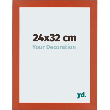 yd. - Cadre photo 24x32 - Orange - MDF - Mura