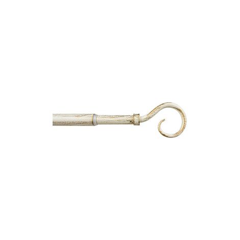 BASTONE METALLO D 12/9  70/120CM RICCIOLO AVO/ORO