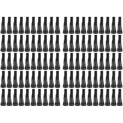 BUNTHAUS 100 PCS Doigts De Plumeuse De Poulet pour Machine De Plumeuse De Volaille, Épilation en Poultry Epilator Caoutchouc Doigt Plumeuse Picker pour Poulet, Canard, Plumes D\\\\'oies (Le Noir) (1/5)