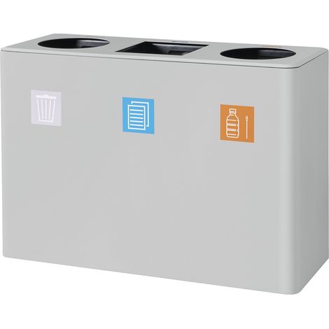 FRANKEL kaiserkraft, Collecteur de tri, capacité 3 x 30 l,
