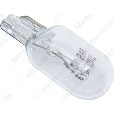 12V 5W T10 168 192 Flat-leg car parking lights, instrument lights, side marker lights, halogen bulbs, warm white light (10 bulbs) (1/4)