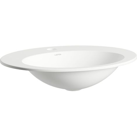 LAUFEN Form lavabo empotrado desde arriba, oval, 1 agujero para (1/2)