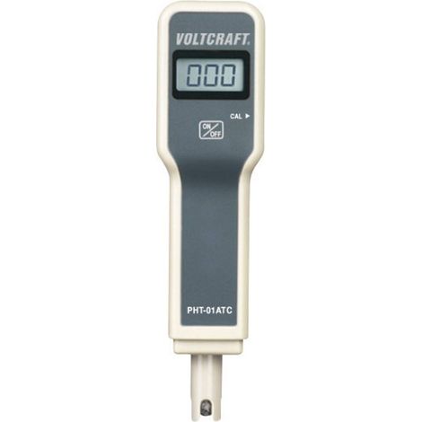 Voltcraft – pH-mètre ATC pour aquariums et piscines – Calibration 1 point – Compensation automatique de température – Affichage LCD