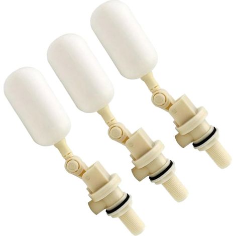 3 pièces Vanne à Flotteur Réglable Plastique pour Abreuvoirs Élevage Contrôle Automatique Du Niveau Eau Compatible Moutons Porcs Chèvres et Bovins Système Alimentation Eau et Lot (1/5)