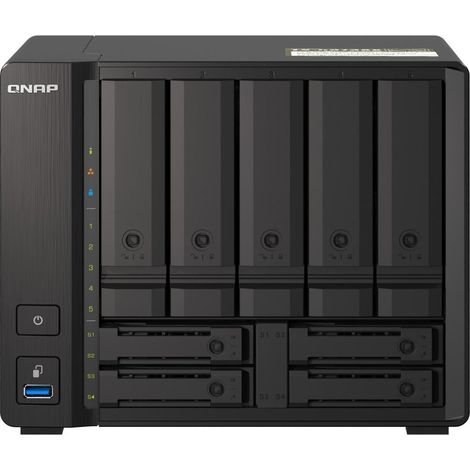 QNAP TS-H973AX NAS Tower Collegamento ethernet LAN Nero V1500B (1/4)