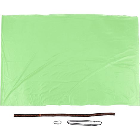 Hamac élastique pour enfants 100x280cm, balançoire lit intérieur extérieur maison, vert (1/5)