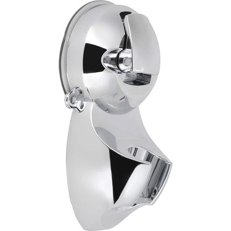 Support de pommeau de douche Luqeeg en ABS avec ventouse, fixation réglable pour pommeau de douche à main, ventouse ultra-résistante pour marbre, verre, métal et carrelage. (1/5)