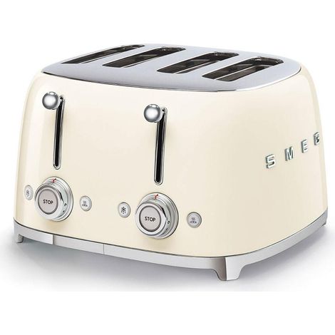Smeg TSF03CREU Tostapane Beige 4 fessure 2000W