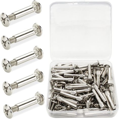 50Pcs Vis de raccordement pour meubles Vis de connexion (1/5)