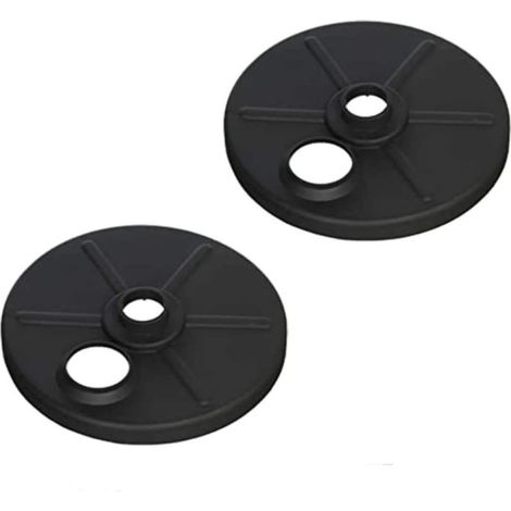 Cache-poussière pour roue de tondeuse à gazon 532189403, compatible avec Sears Husqvarna AYP Poulan, noir