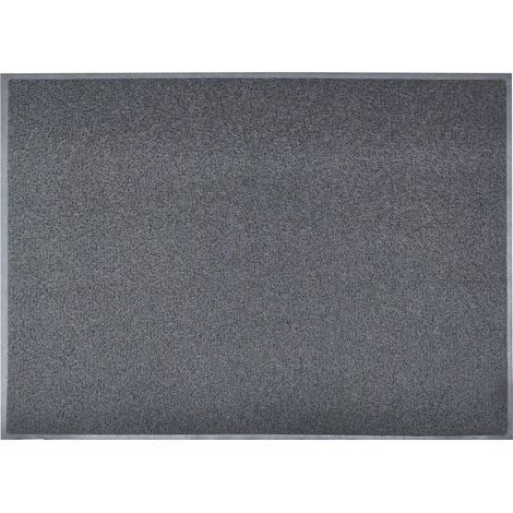 Tapis de Porte Paillasson Spaghetti, Gris, 90 x 120 cm (1/4)