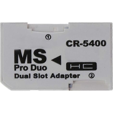 Adaptateur de carte mémoire SDHC, adaptateur de cartes Micro SD/TF vers MS PRO pour Duo pour PSP Voiture (1/5)