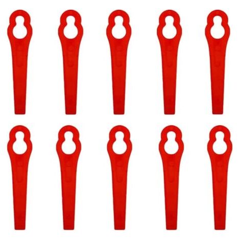 Lot de 100 lames rechange pour coupe-bordure en plastique, accessoires coupe-bordures, plastique (C) - (1/5)