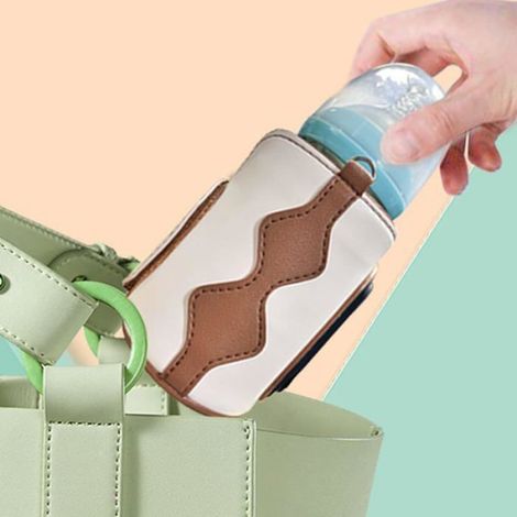 Chauffe-Lait Maternel - Couverture Isotherme Portative USB pour Allaitement,Chauffe-Biberon Nomade (1/4)