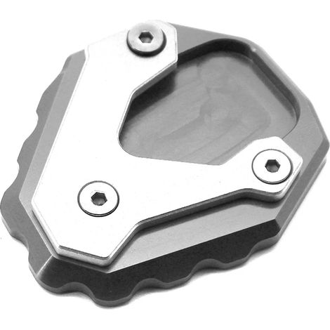 (Titane) Compatible avec Honda CB500X 2019, 2020 et 2021 CB 500X CB500 X : extension de béquille latérale pour moto, support et plaque de renfort. Maxpower (1/4)