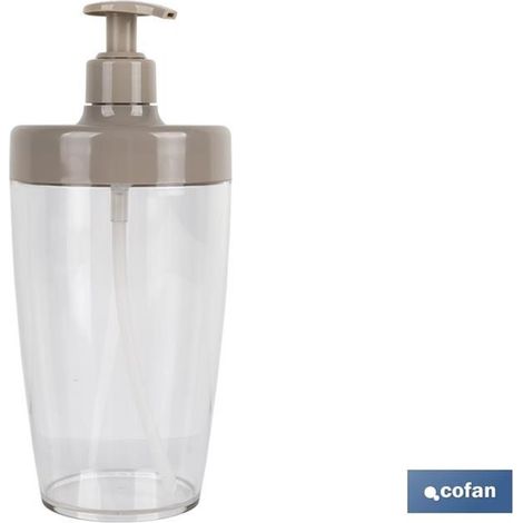 Steinfarbener Seifenspender Vera Modell 870 ml