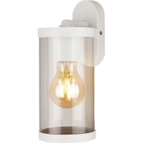 V-TAC LED Gartenlampe E27 Lampenfassung Weiß und Transparent 93116234mm IP44 (1/2)