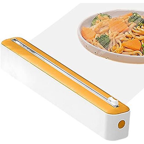 distributeur Film Alimentaire Magntique - Rangement Papier Alu Et Film Alimentaire, Distributeur Papier Aluminium Et Film Pratique - Drouleur Film (1/5)