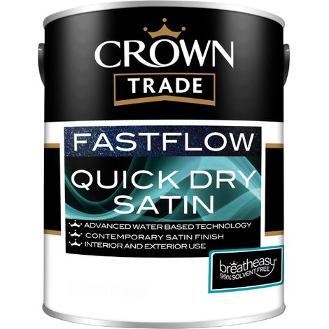 CROWN TRADE FASTFLOW QD SATIN WHITE 1L