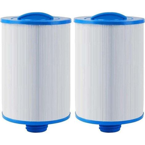 Filtre 6CH-940 pour spa, compatible avec les spas Unicel 6CH-940, PWW50, Filbur FC-0359, Waterways 817-0050, écumoire à accès frontal, 45 pi², chargement par le haut, Aber (lot de 2) (1/4)