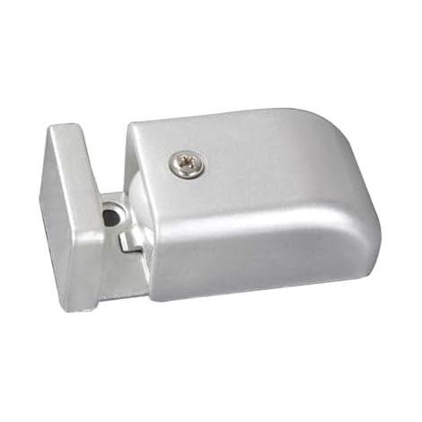 CSPARKV Verstellbare Scheunentorführung, 64 x 32 mm, Wandhalterung, Unterhalterung, Schiebebeschläge, Türführung, Türhalterung, Schiebetürbeschläge