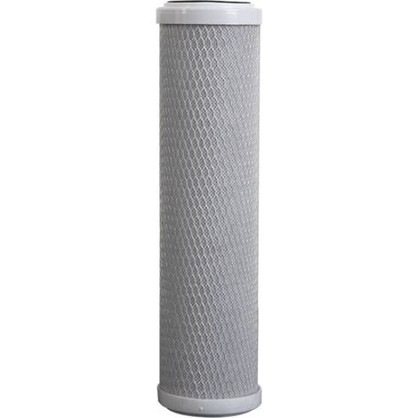 [NON UTILIZZATO] Blocco di carbone attivo da 10 pollici, 254 mm, filtrazione 5 µ per inserto