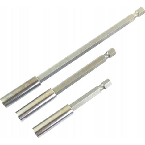 1/4" LANGER MAGNETISCHER BITHALTER-SET