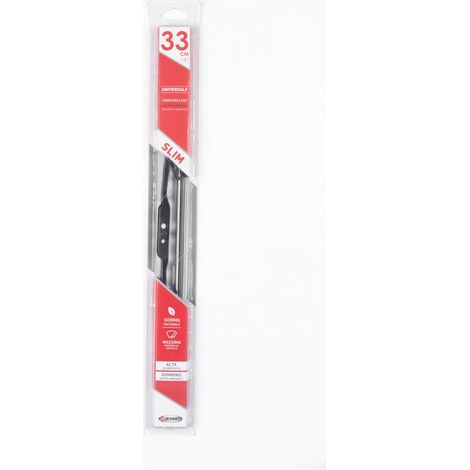 Spazzola Singola Tergicristallo Mis. 33 cm-13" Universale per auto