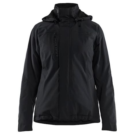 Chaqueta de trabajo hardshell stretch forrada mujer 4408 - Negro/Negro XXXL (1/3)